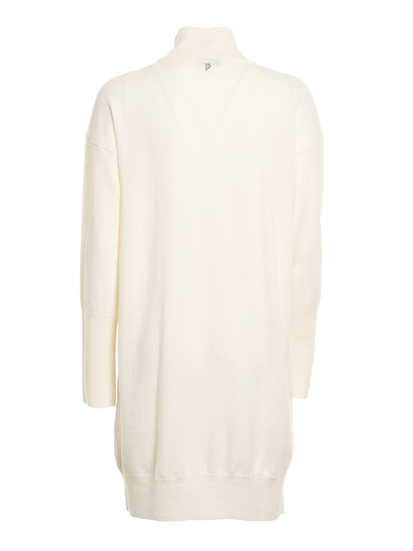 DONDUP: short dresses online - Knitted turtleneck dress