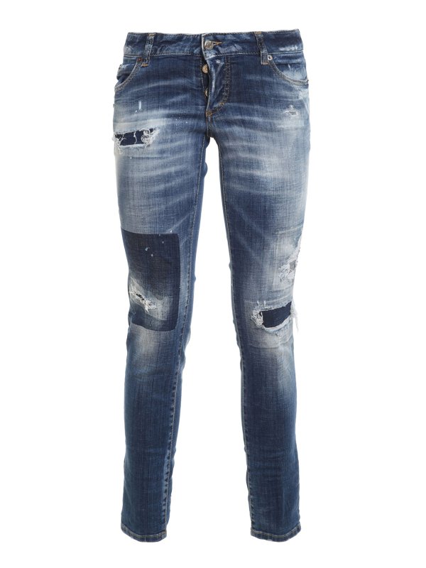 DSQUARED2: Jeans Rectos - Vaqueros Rectos - Jennifer