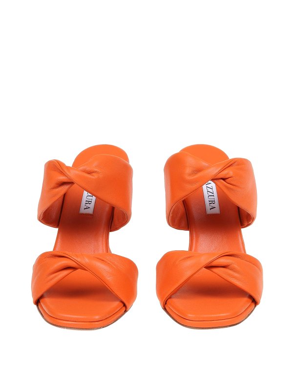 サンダル - オレンジ shop online: Aquazzura
