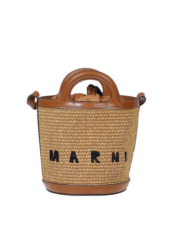 Marni: Bolsos Saco - Bolso Saco - Beis