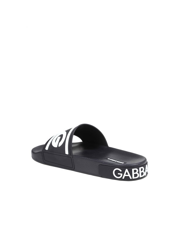 ビーチサンダル - 黒 shop online: DOLCE & GABBANA