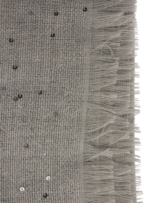 BRUNELLO CUCINELLI: Écharpes online - Écharpe - Gris