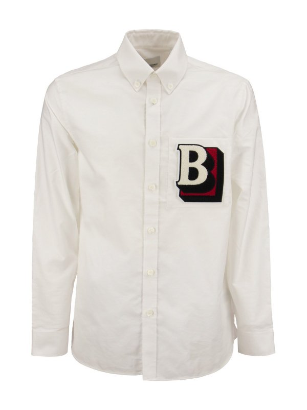 BURBERRY: Camisas - Camisa - Blanco