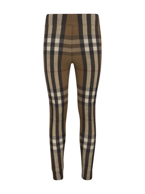 BURBERRY: Leggings - Leggings - Marron