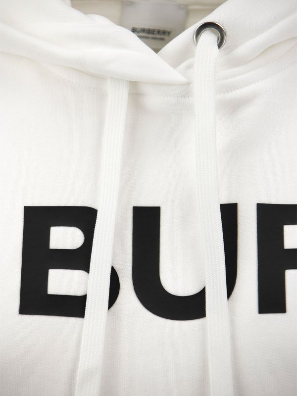 Poulter oversized cotton hoodie shop online: BURBERRY