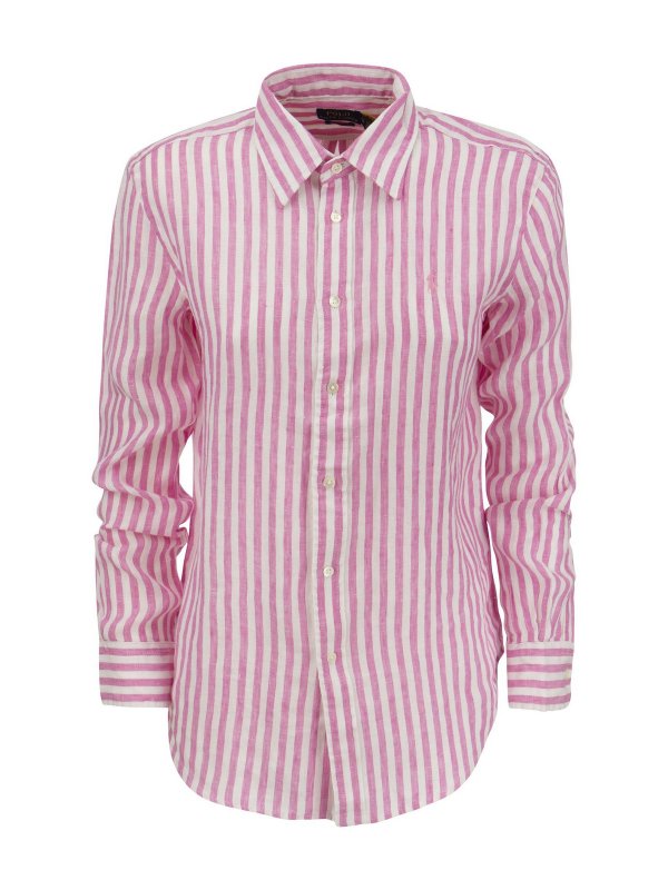 POLO RALPH LAUREN: シャツ - シャツ - ピンク