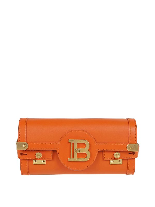 Balmain: Clutches - Clutch - Orange