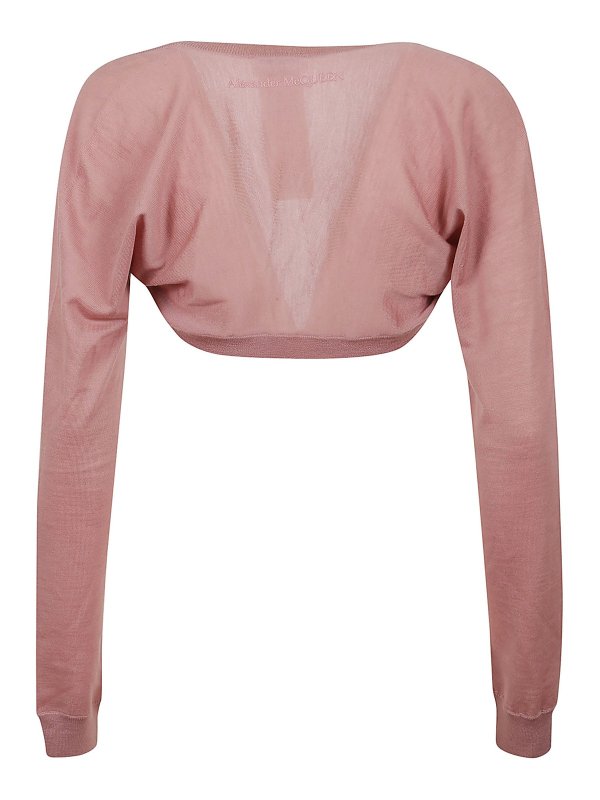ALEXANDER MCQUEEN: カーディガン online - カーディガン - ピンク