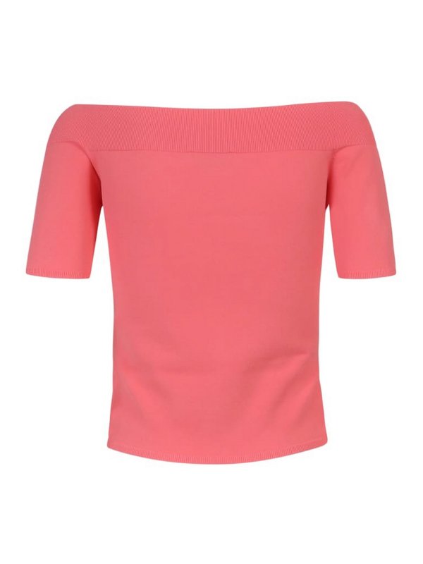 ALEXANDER MCQUEEN: t-shirts online - Off-shoulder top
