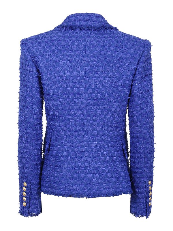 Balmain: blazers online - Double-breasted blazer