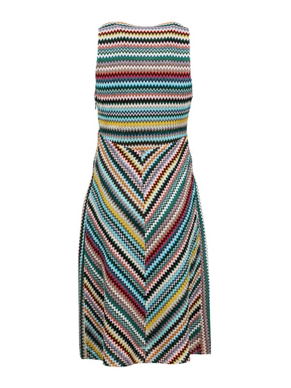 MISSONI: Knielange Kleider online - Knielanges Kleid - Bunt
