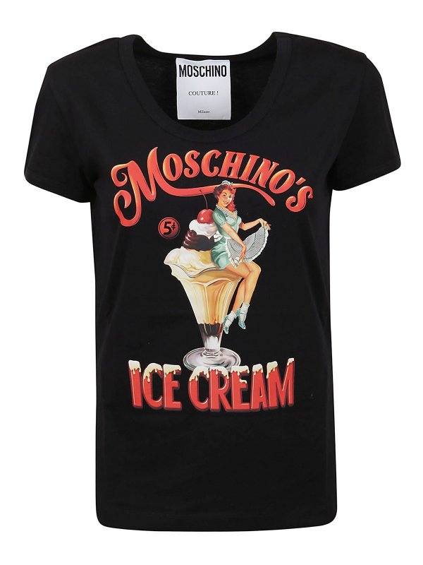 MOSCHINO: T-shirts - T-Shirt - Noir