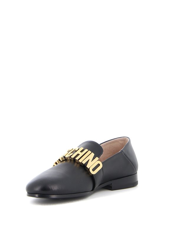 iKRIX MOSCHINO: ロファー＆スリッパ - スリッパ - 黒