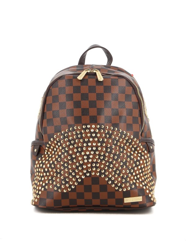 SPRAYGROUND: backpacks - Gold Rivet Mini Savage backpack