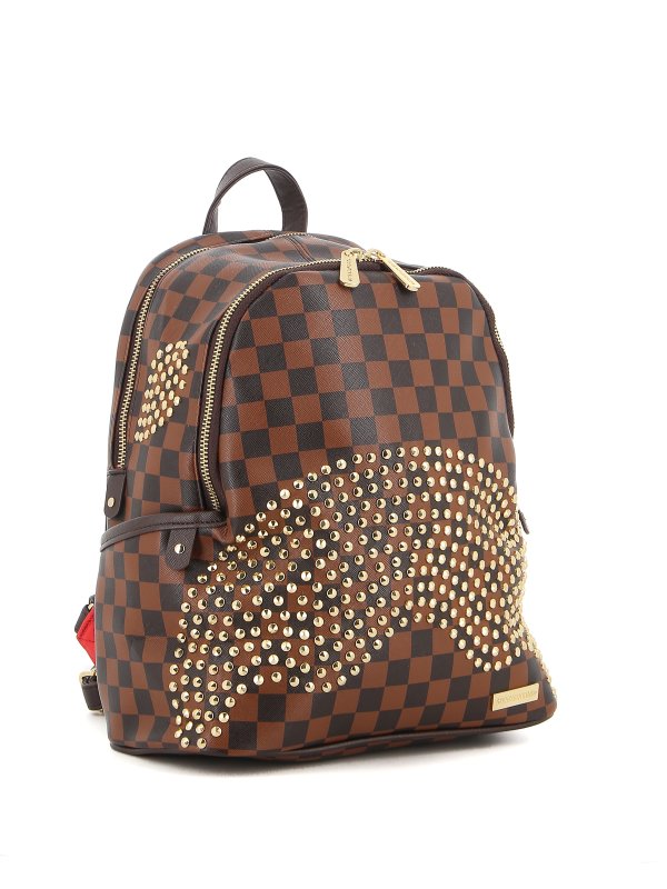 SPRAYGROUND: backpacks online - Gold Rivet Mini Savage backpack