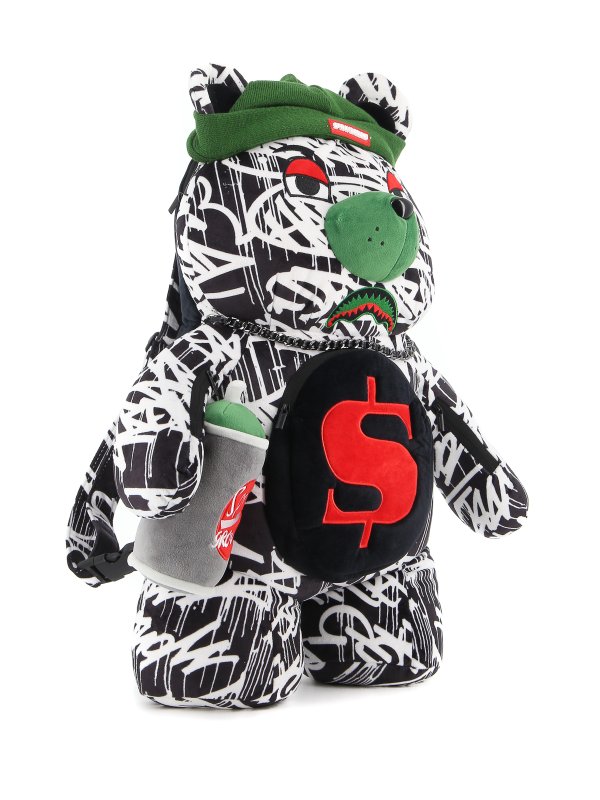 SPRAYGROUND: backpacks online - Scribble Shark Bear backpack