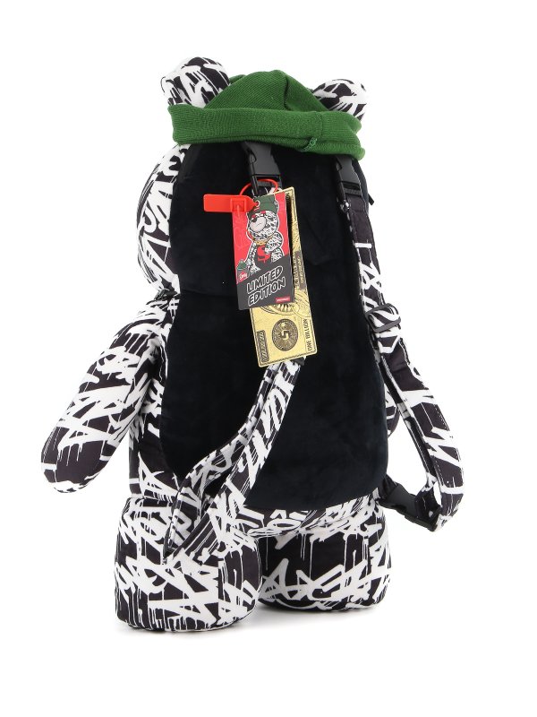 iKRIX SPRAYGROUND: backpacks - Scribble Shark Bear backpack