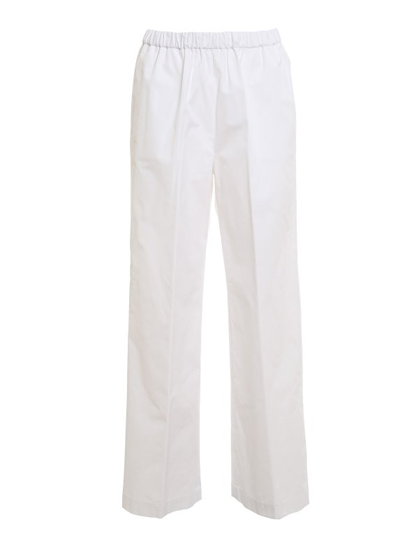 ASPESI: カジュアルトラウザー - カジュアルパンツ - 白