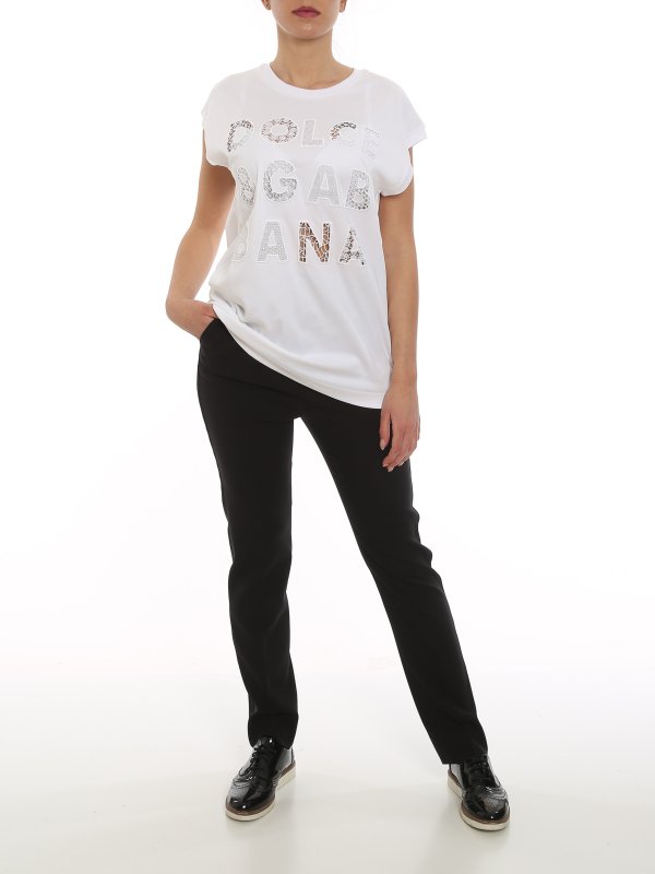DOLCE & GABBANA: Tops & Débardeurs online - Top - Blanc