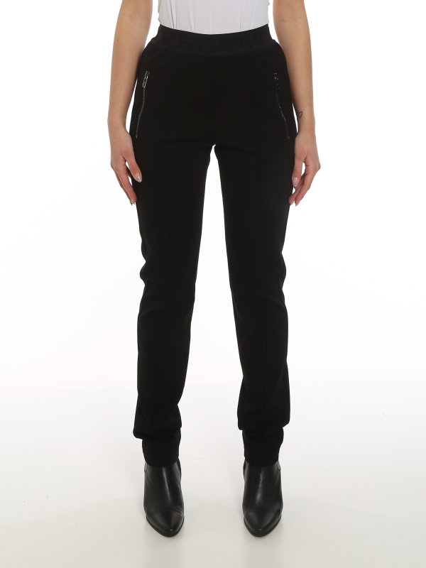 iKRIX DOLCE & GABBANA: casual trousers - Logoed waistband trousers