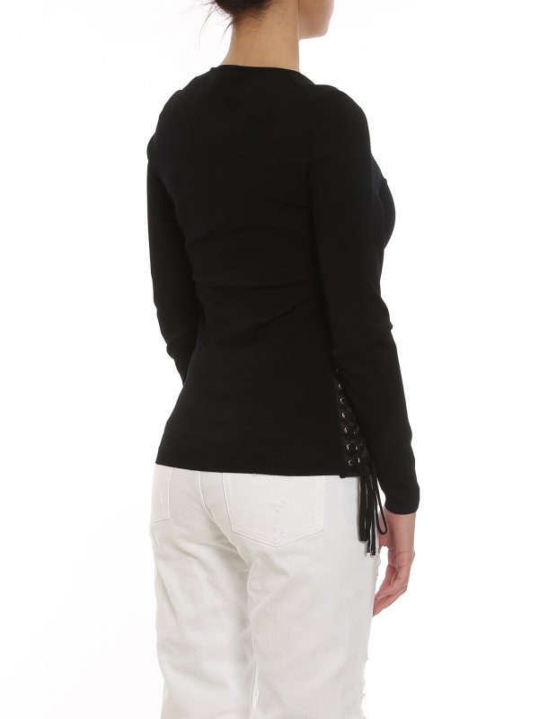 Rundhalspullover - Schwarz shop online: DOLCE & GABBANA