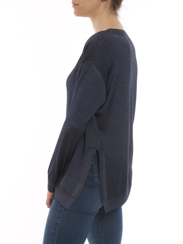 MALO buy online Pull À Col V - Bleu