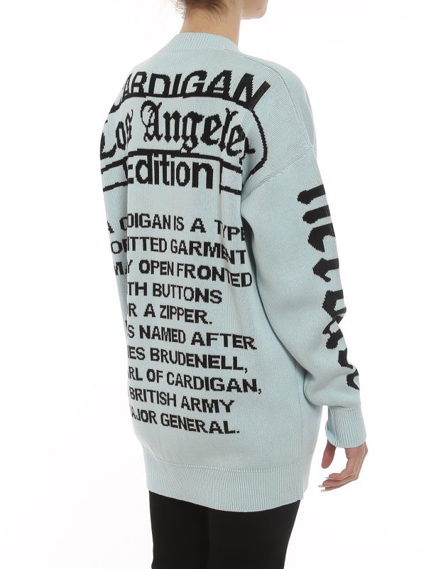 Cardigan - Hellblau shop online: NERVURE