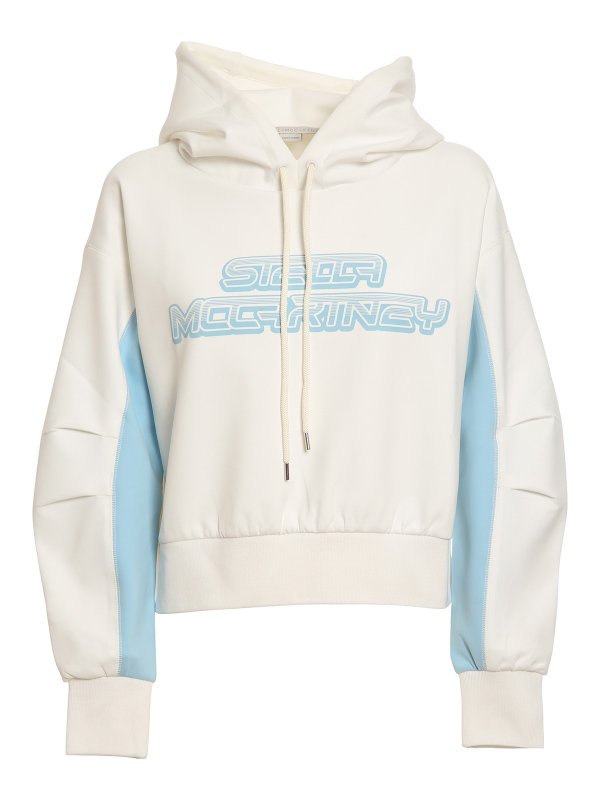 STELLA McCARTNEY: Sweatshirts & Sweaters - Cropped hoodie