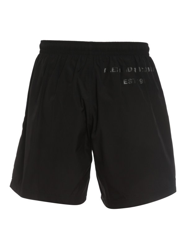 ALEXANDER MCQUEEN: 水着 online - スイムショーツ/スイムトランクス - 黒
