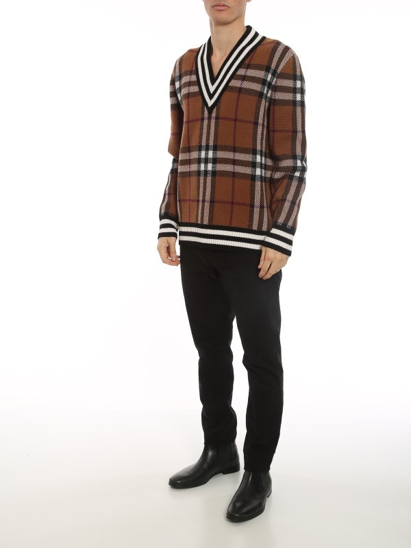 BURBERRY: Vネック online - Vネック - Maloney