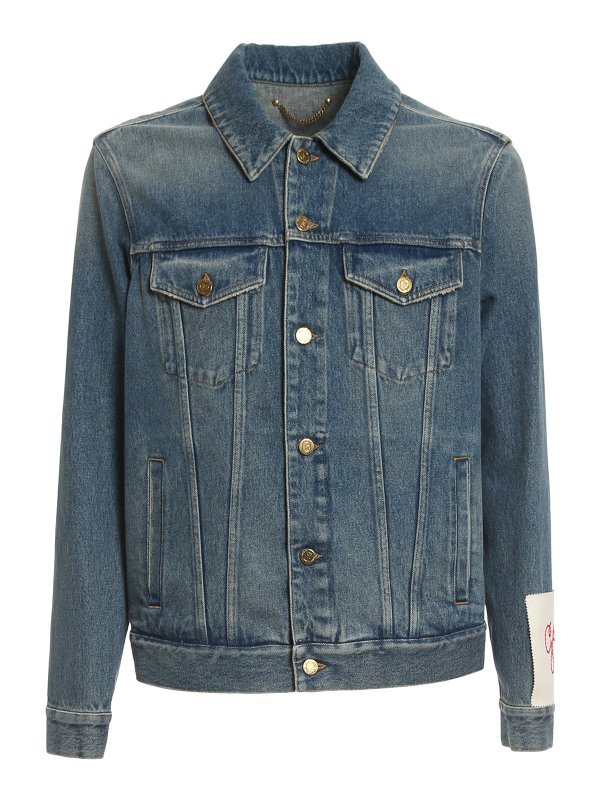 GOLDEN GOOSE: denim jacket - Agenore denim jacket