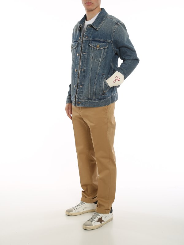 GOLDEN GOOSE: denim jacket online - Agenore denim jacket