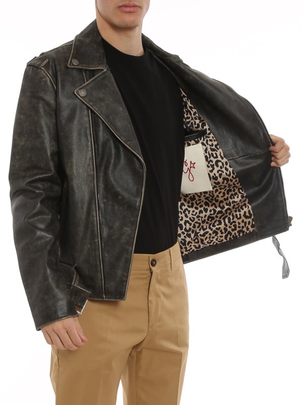 GOLDEN GOOSE buy online Golden leather jacket