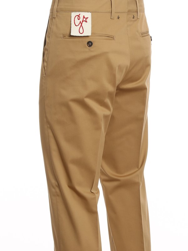 iKRIX GOLDEN GOOSE: casual trousers - Conrad cotton pants