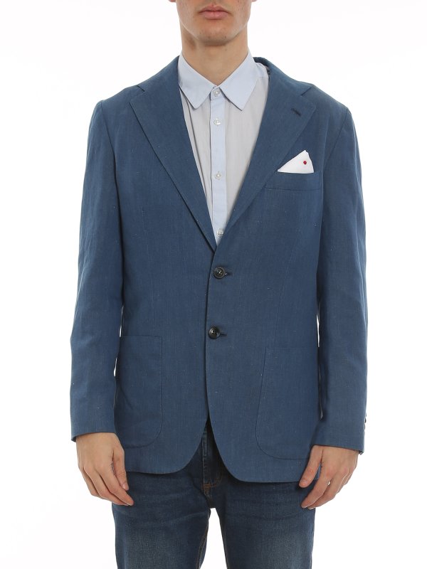 iKRIX KITON: giacche blazer - Blazer effetto denim