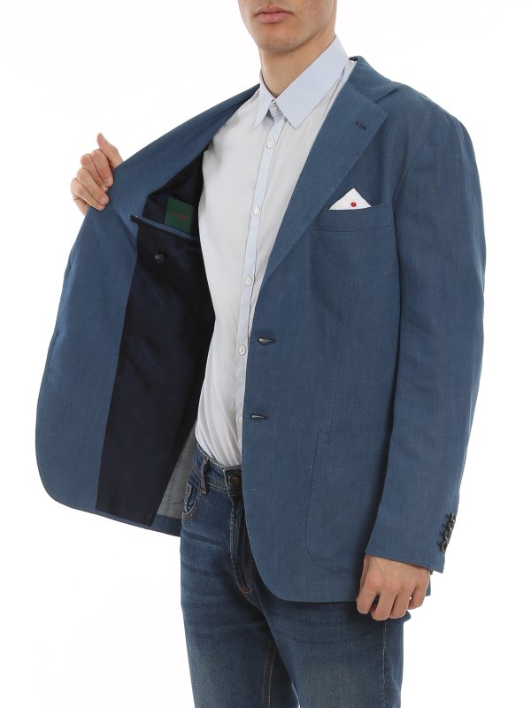 KITON buy online Blazer effetto denim
