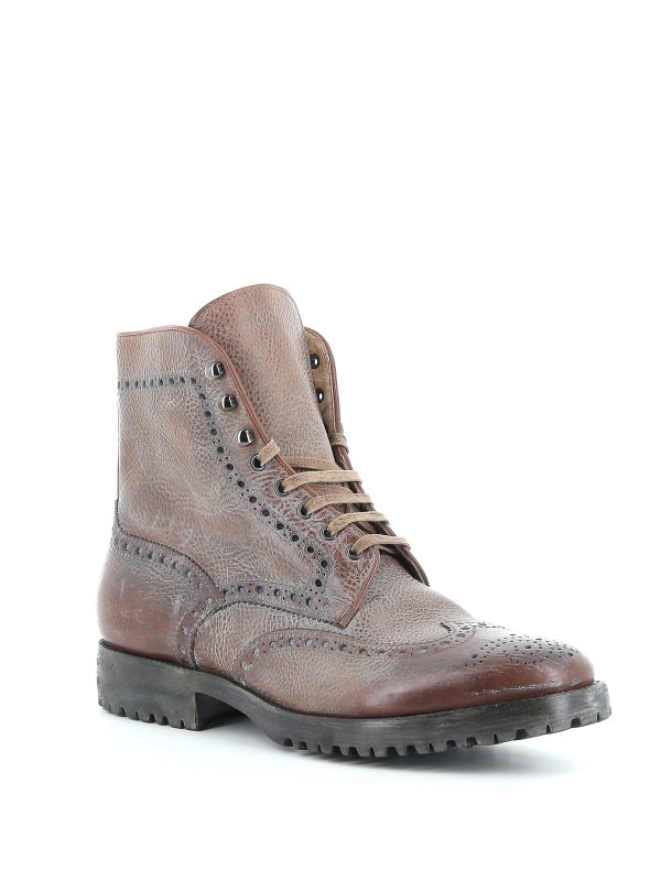 SANTONI: Stiefeletten online - Stiefeletten - Hellbraun