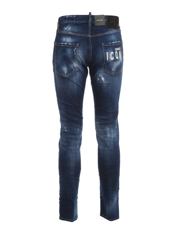 DSQUARED2: Straight Leg Jeans online - Icon Spray Cool Guy