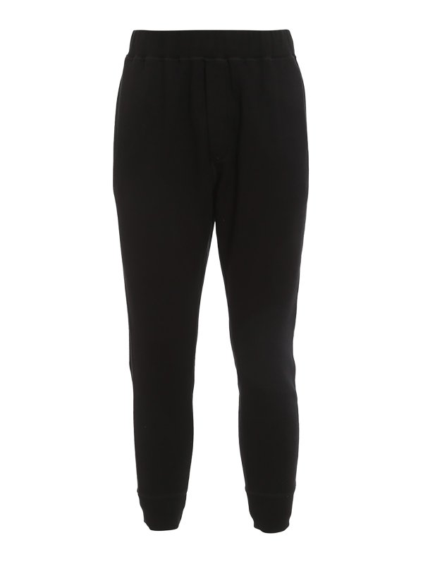 DSQUARED2: Pantalones deportivos - Icon Spray Ski - Negro