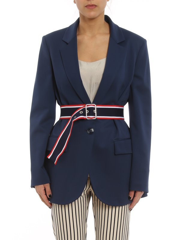 Tibi tablier sale belted blazer