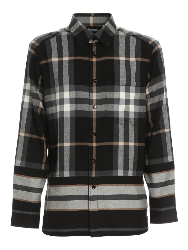 BURBERRY: Hemden - Hemd - Schwarz