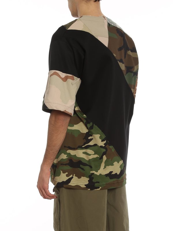 Patchwork T-shirt shop online: DOLCE & GABBANA