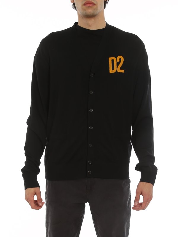 iKRIX DSQUARED2: cardigans - D2 logo cardigan