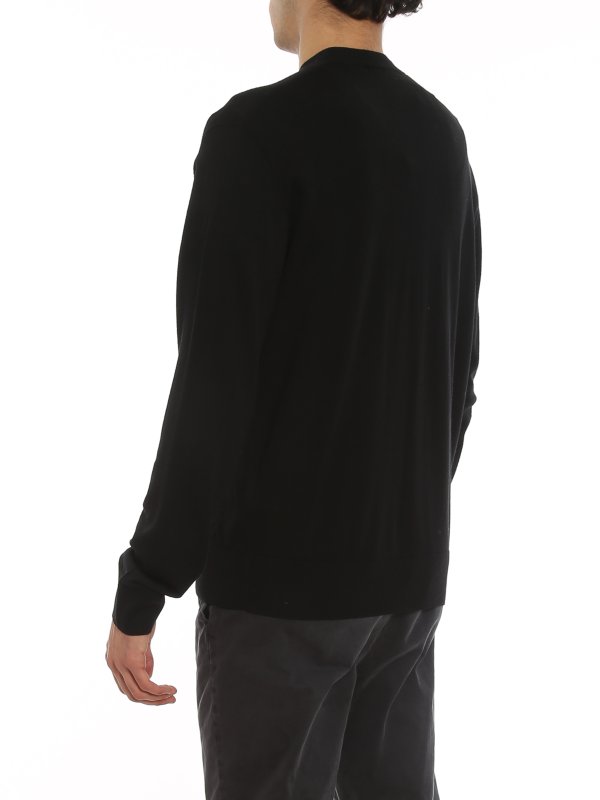 D2 logo cardigan shop online: DSQUARED2