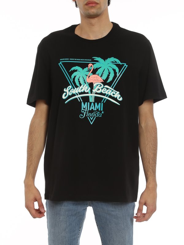 iKRIX GOLDEN GOOSE: t-shirts - Journey - South Beach Miami T-shirt