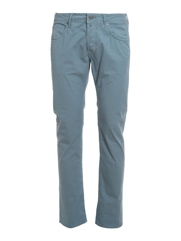 INCOTEX: casual trousers - Stretch cotton pants
