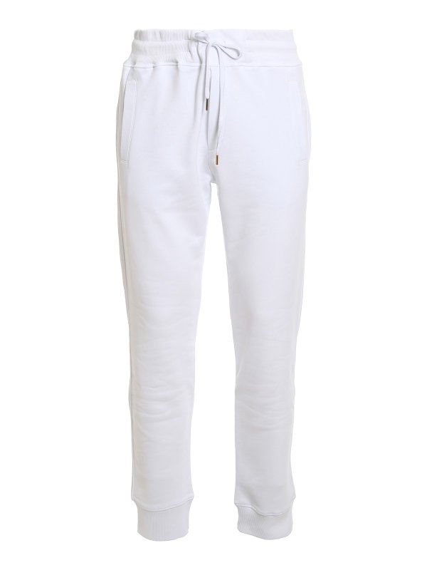 Versace Jeans Couture: tracksuit bottoms - Embroidered tracksuit bottoms