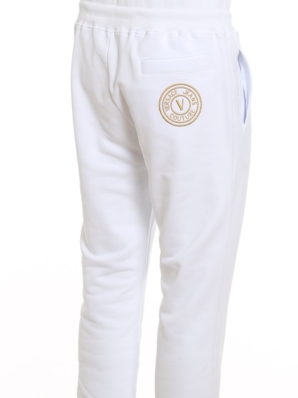 iKRIX Versace Jeans Couture: tracksuit bottoms - Embroidered tracksuit bottoms