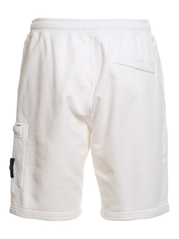 STONE ISLAND: Shorts online - Short - Blanc