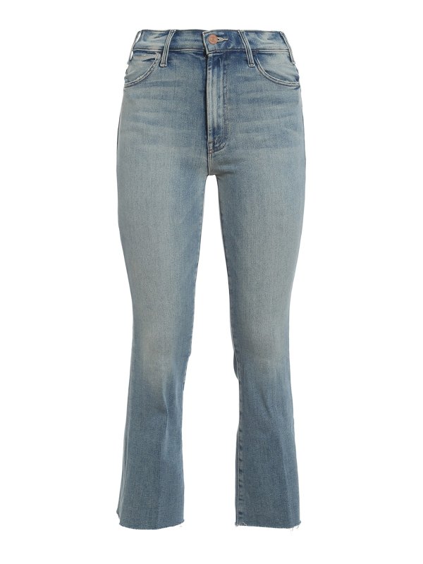 Mother: Bootcut - Bootcut Jeans - Helles Jeansblau